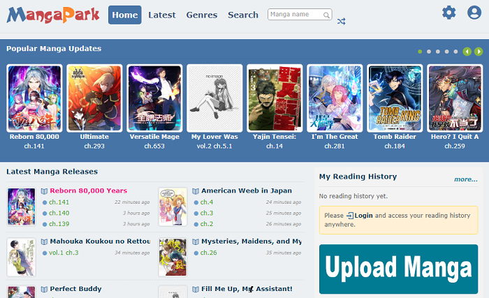 top places to read manga online