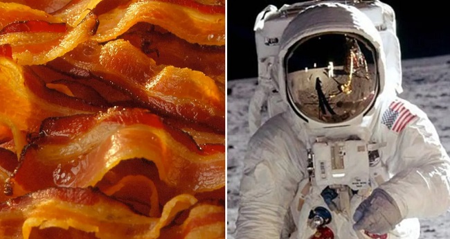 Which of These was not Part of the First Meal Eaten on the Moon?